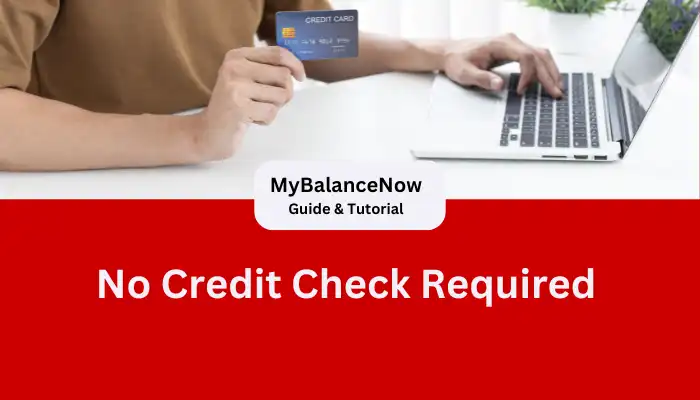 No Credit Check Required No Credit Check Required